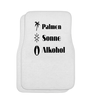 Palmen, Sonne und Alkohol