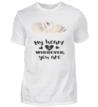 Herren + Damen Shirt - My Heart is...