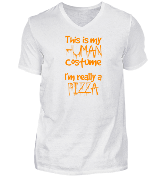 Lustiges Pizza-Kostüm Halloween-Geschenk