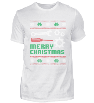 Funny Technician Shirt Merry Christmas