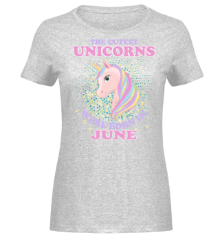 Unicorn Unicorns June Gift Birthday