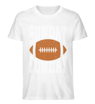 Sunday Funday Funny Football graphic for Sport Lovers