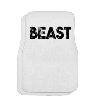 Beast lettering grizzly bear gift idea
