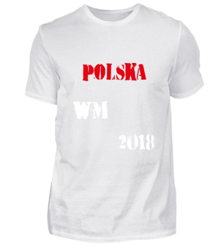 Polska Fan-T-shirt WM 2018 Geschenkidee