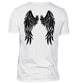 T-shirt Flügel Rücken Geschenk Idee