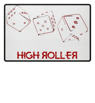 High Roller lettering cubes as a gift