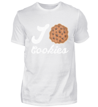 I Love Cookies T-Shirt Grunged