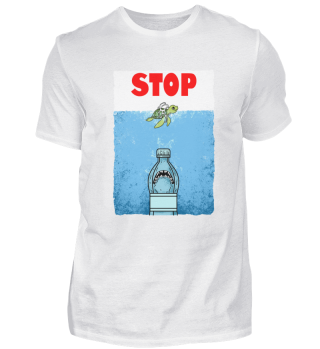 Stop Plastik Schildkröte Hai Geschenk