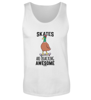 Hiphop Ente fährt Skateboard