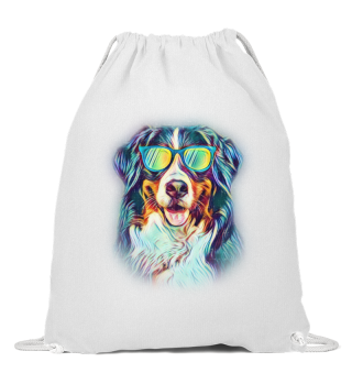 Bernese Mountain Dog Neon Dog Sunglasses