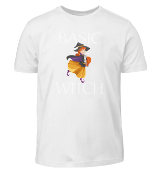 Funny Basic Halloween Witch Design