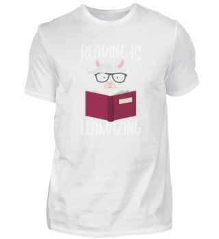 Reading is Llamazing, Llama Face Book Lover, Librarian Life