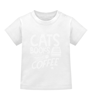 Cats Books Coffee Quote Bookworm Reading Typographic Saying
