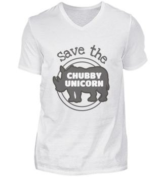 Save The Chubby Unicorn Gift Rhino Lover Gift