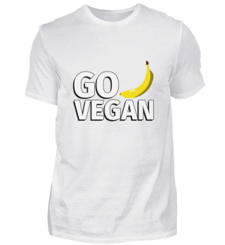 Go Vegan Banane - Illustration