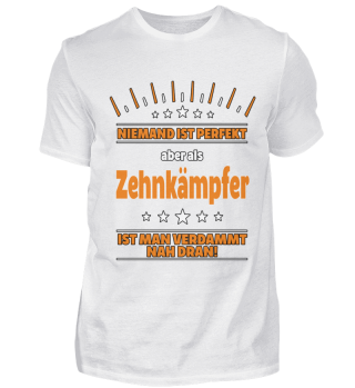 Zehnkämpfer T-Shirt Geschenk Sport Lusti