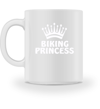 Fahrradfahren Prinzessin Krone Fahrradfa