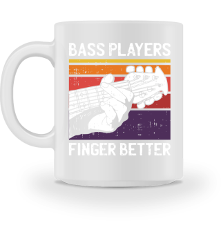 Bass Players Finger Better Motiv für