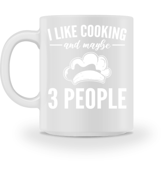 Ich mag kochen und vielleicht 3 Personen Chefkochküche