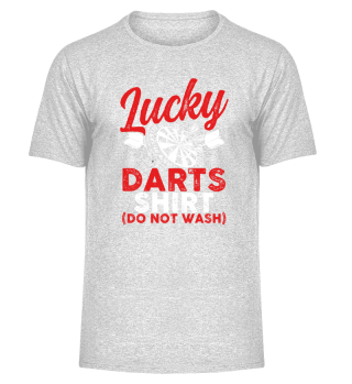Lucky Darts Shirt Darts Player Dart Gift Idea