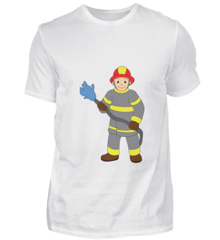Feuerwehr Kinder Design Geschenk T-Shirt