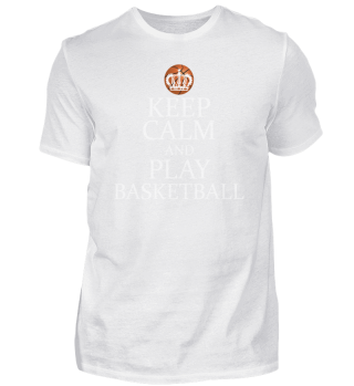 Bleib ruhig und spiel Basketball