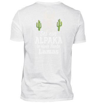 Alpaka Tier · Sei ein Alpaka