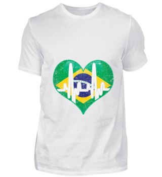 Brasilianischer Herzschlag Shirt