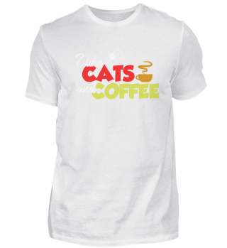 Coffee And Cats Lovers Gift Idea