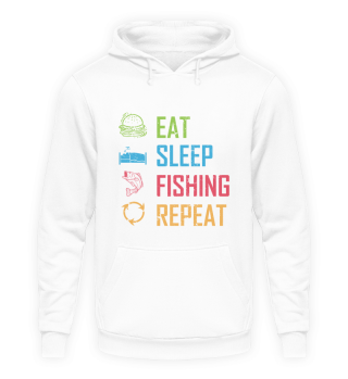 Essen Schlafen Angeln Wiederholen Eat Sleep Fishing Repeat