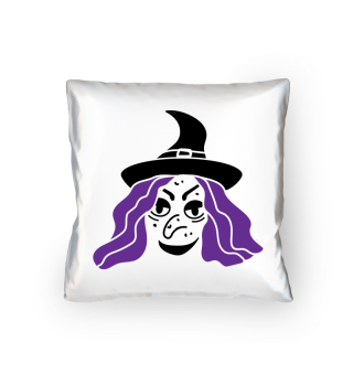 Halloween Funny Witch Scary Face Spooky Cartoon