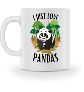 I just love Pandas roter Panda Bär Tier
