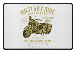 Military Ride Motorcycle Custom Engine