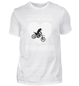 leidenschaftlicher Motocross Fahrer