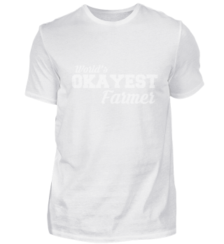 Okayest Farmer Good T-Shirt Design