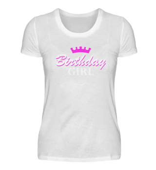 Birthday Girl Geburtstag Party Krone Fun