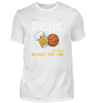 Alcoholic Basketball Player Beer Lover Hooper