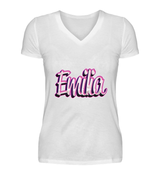 Emilia Vorname Name pink Graffiti