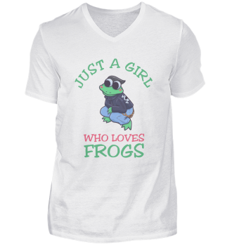 Just A Girl Who Loves Frogs Froschschenk