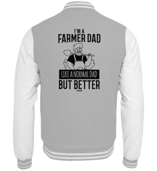 cooler Vater ist Landwirt