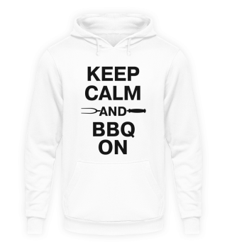Keep Calm And BBQ On Grill Barbecue Party
