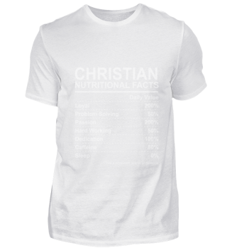 Christian Nutritional Facts