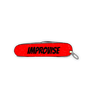 Improvise Red Army Pocket Knife Fun Tool