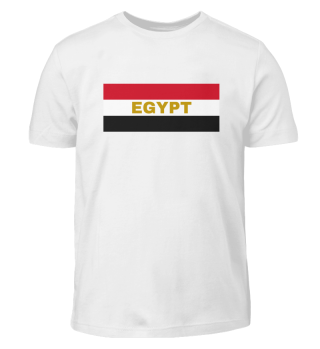 Egypt in Egyptian Flag Colors