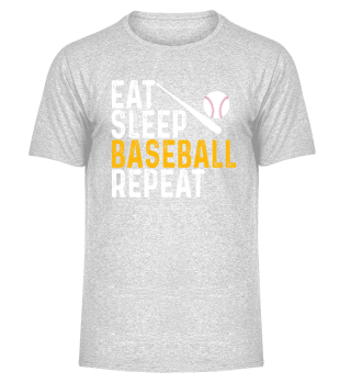 Eat Sleep Baseball Repeat Baseball Lover