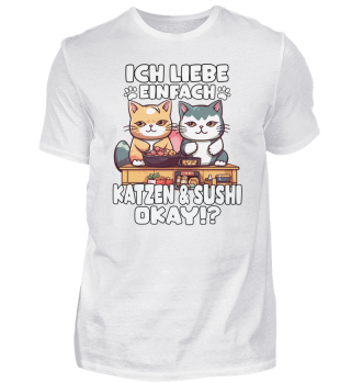 Sushi Dreams - Katzen mit Sushi - Kawaii Otaku