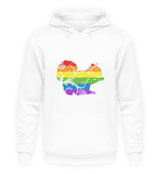Rainbow Squirrel Proud Ally LGBT Gay