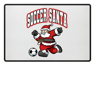 Soccer Santa Men Boys Soccer Christmas