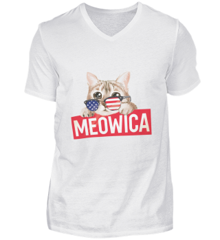 Meowica American Cat Independence Day