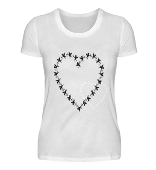Valentinstag T-Shirt Herz